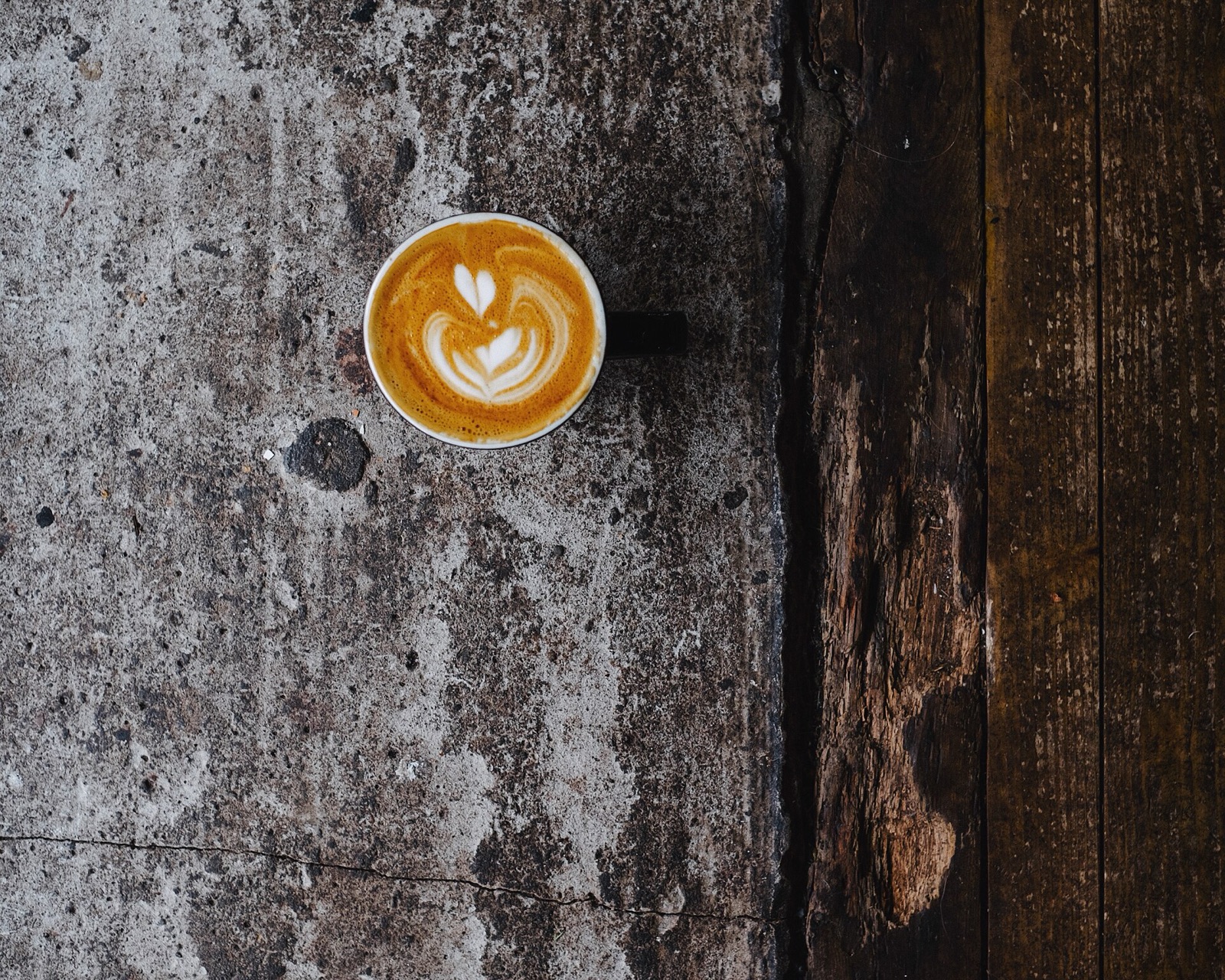 Three coffees in