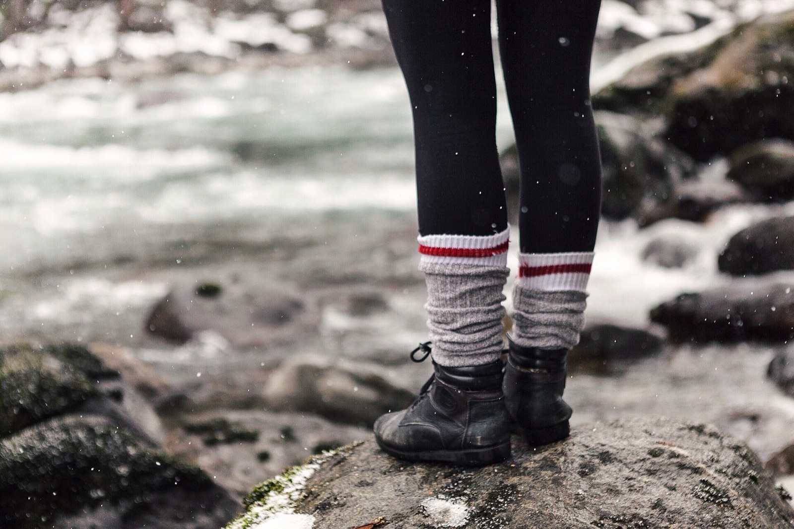 First wear, on the rocks below the harbour